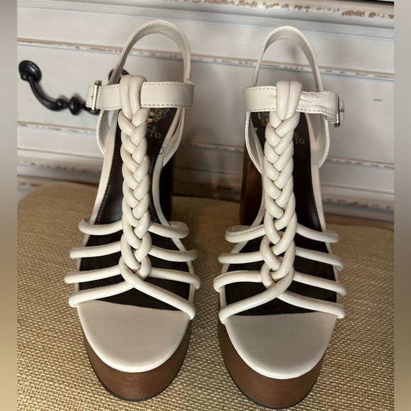 Vince Camuto Rohnlee Platform Leather Sandal NWT size 8 (no box) - Picture 2 of 10